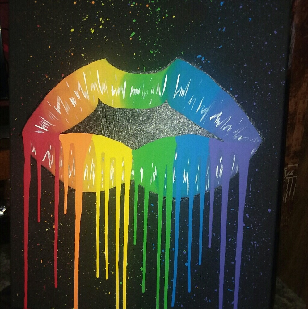 Rainbow lips